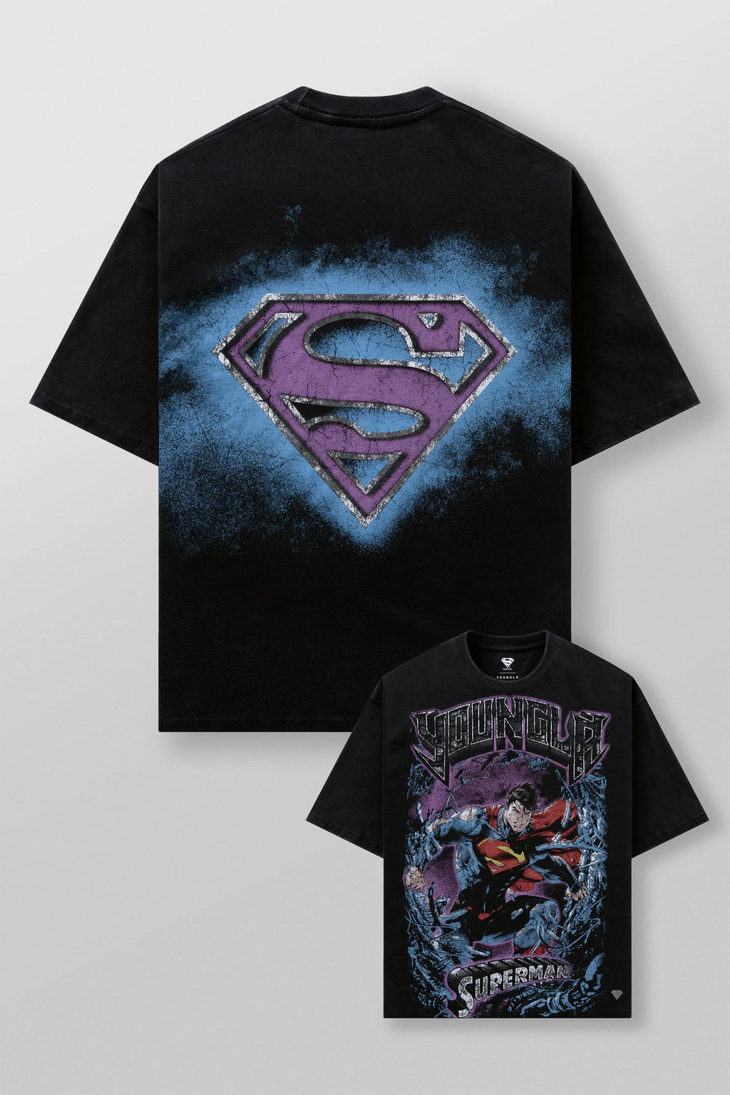 YOUNGLA 4044 - Superman Graphic Tees