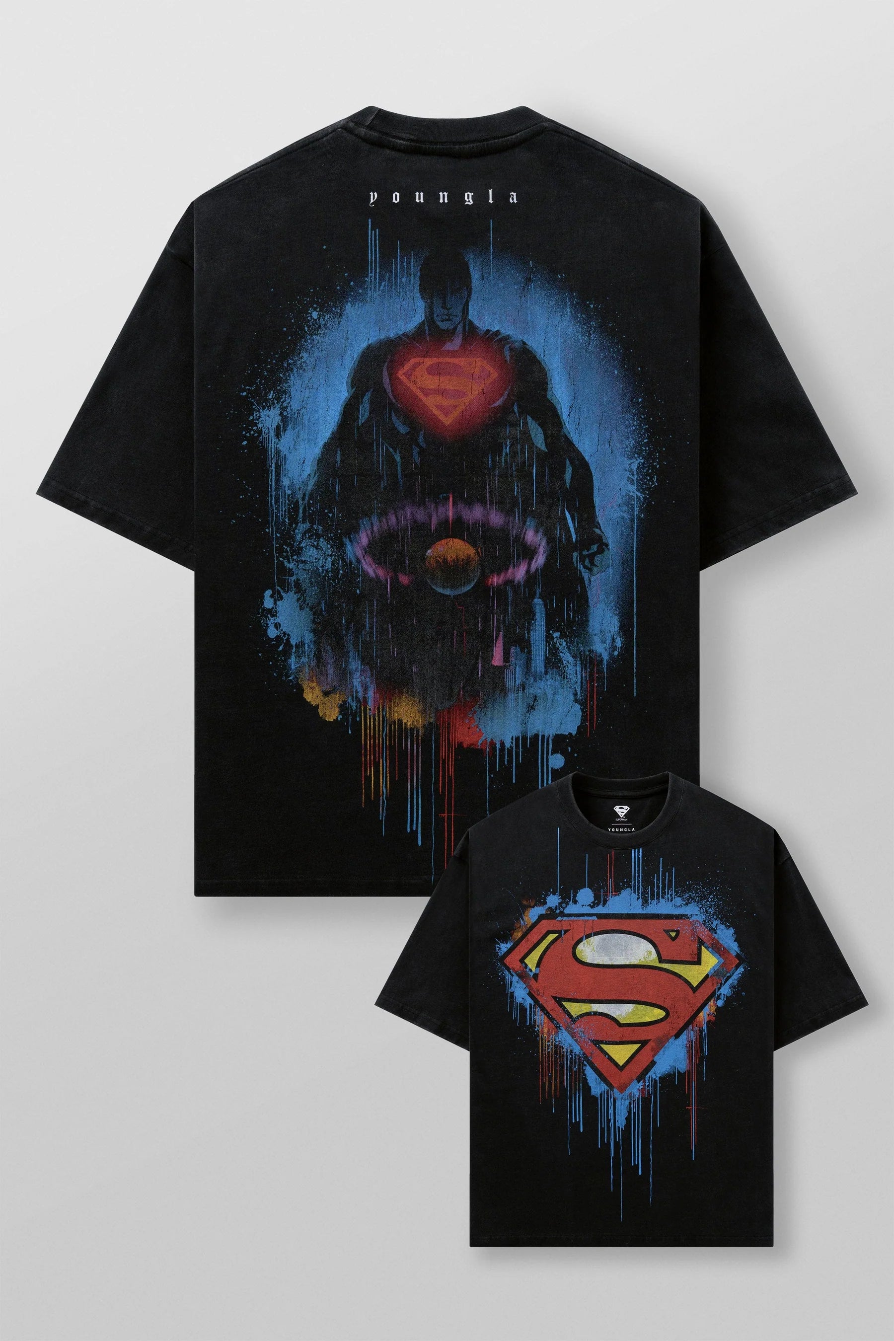 YOUNGLA 4044 - Superman Graphic Tees