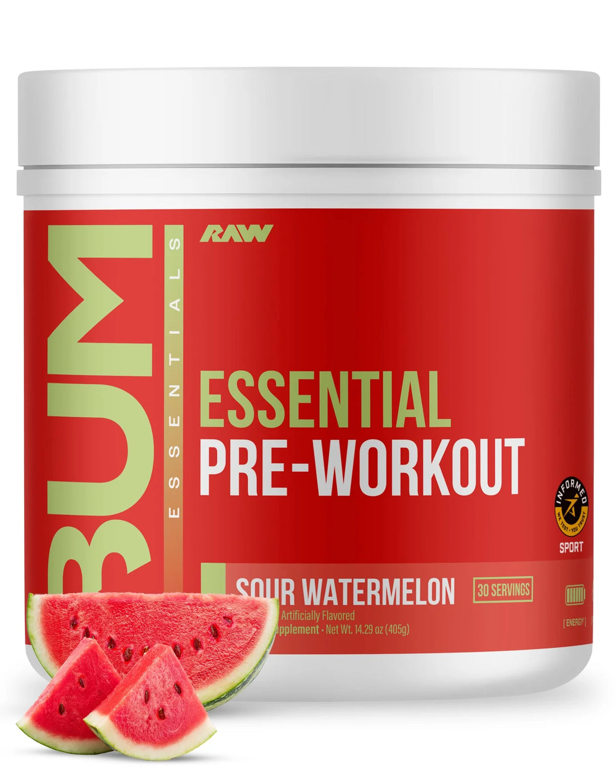 RAW CBUM ESSENTIAL PWO - 30 SERVICIOS (405 G)