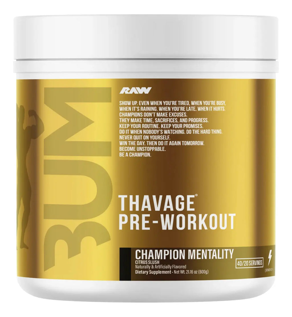 RAW CBUM THAVAGE PWO - 40 SERVICIOS (600 G)