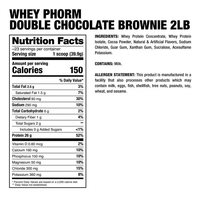 DRAGON WHEYPHORM 2 LBS - 23 SERVICIOS