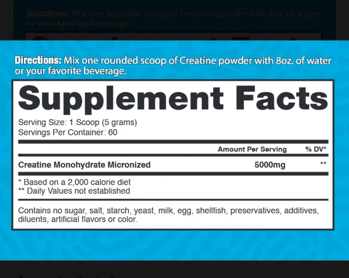 DRAGON CREATINE MONOHYDRATE - 60 SERVICIOS (300 G)