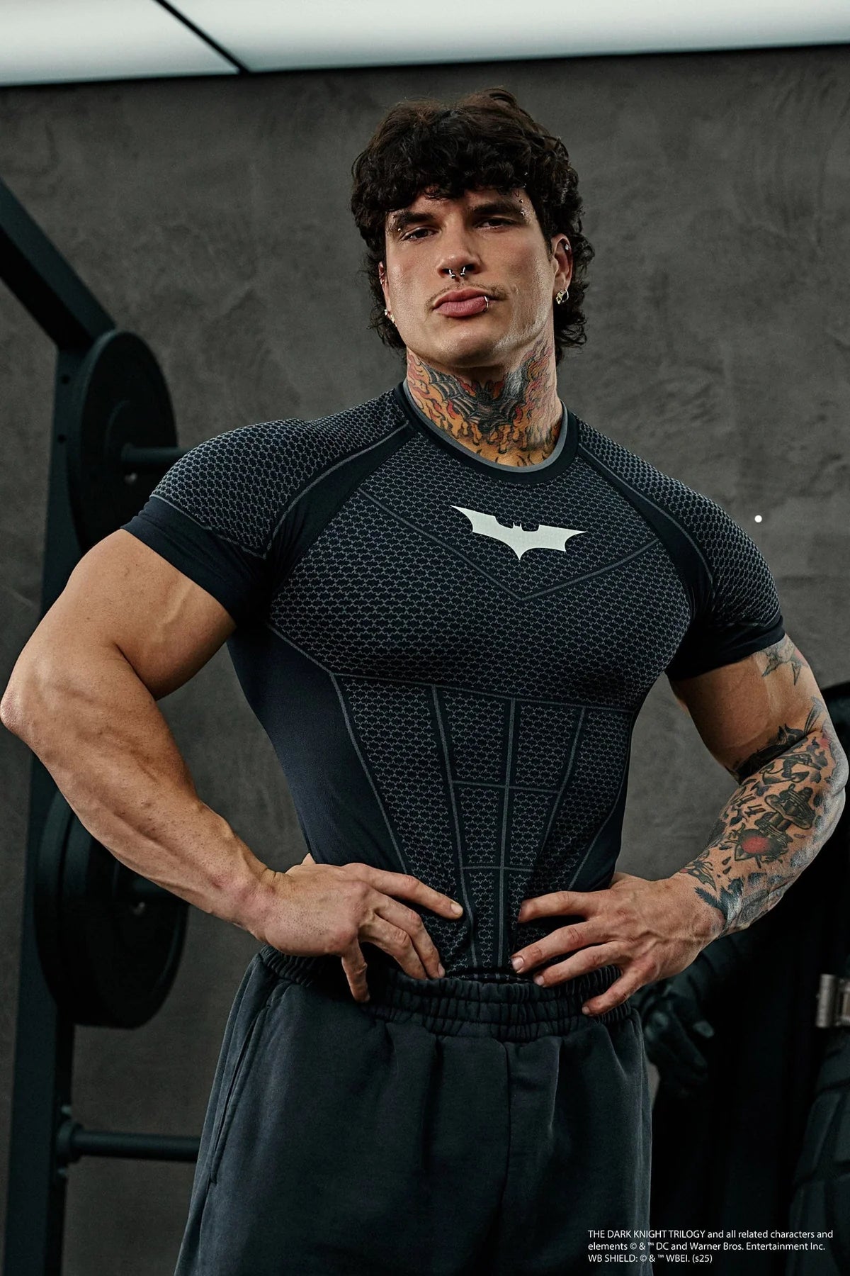 YOUNGLA 4259 - BATMAN COMPRESSION TEES