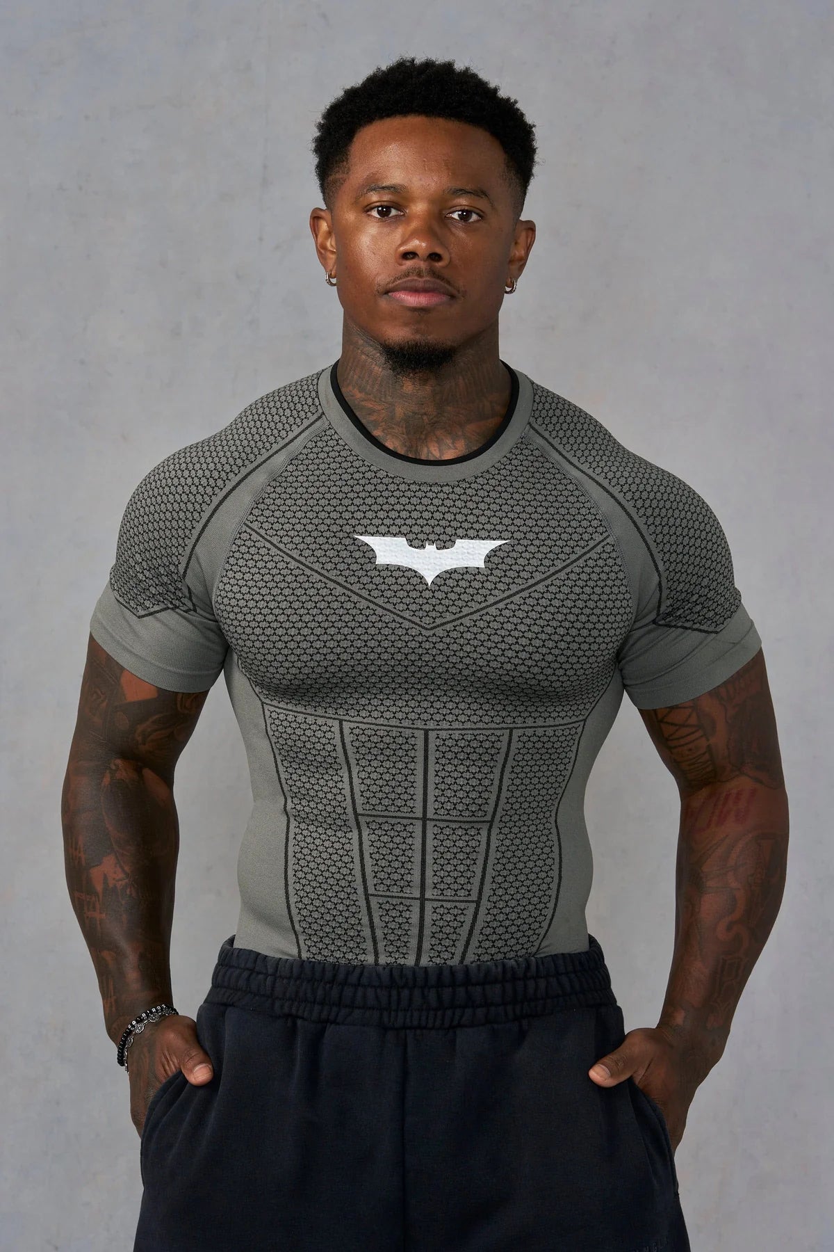YOUNGLA 4259 - BATMAN COMPRESSION TEES