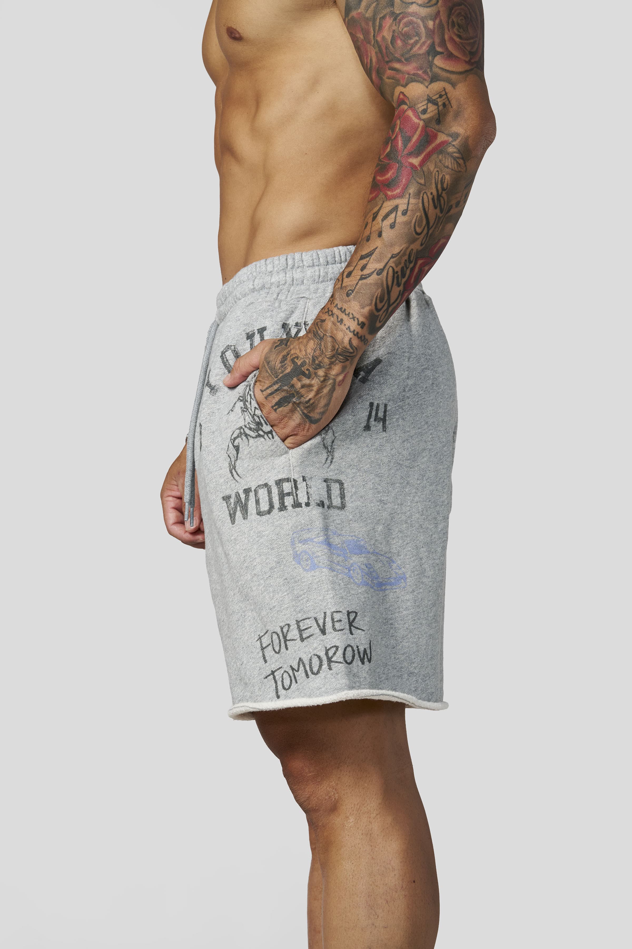 YOUNGLA 1066 - Sketch Shorts