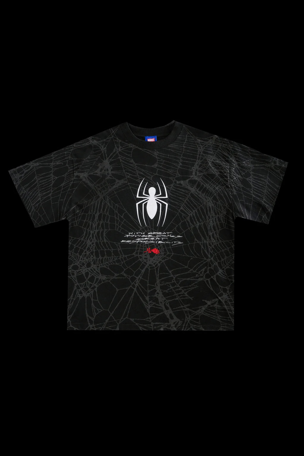 CIVIL REGIME Concrete Chaos 199X Oversized Tee in Black