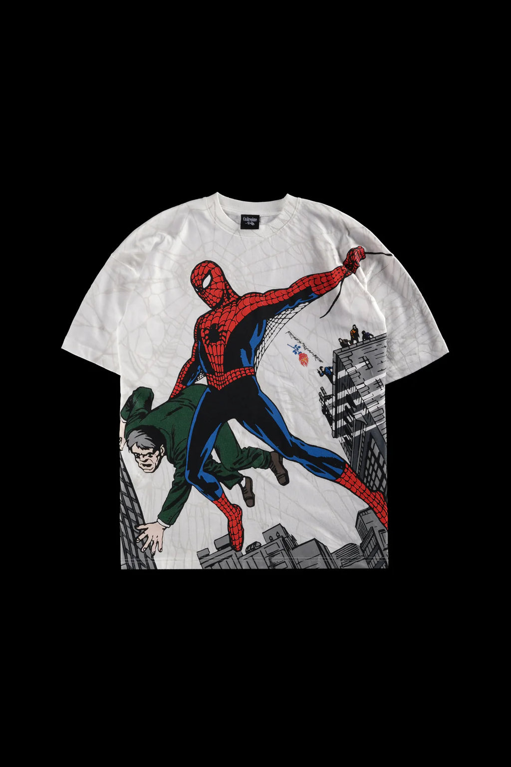 CIVIL REGIME Amazing Fantasy American Classic Oversized Tee in Butter