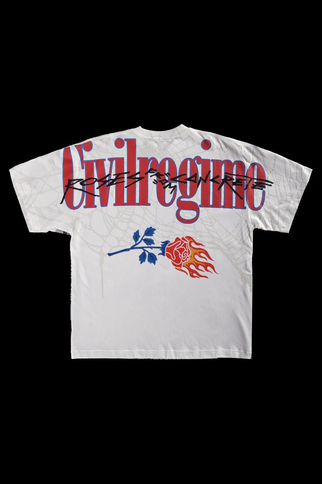 CIVIL REGIME Amazing Fantasy American Classic Oversized Tee in Butter