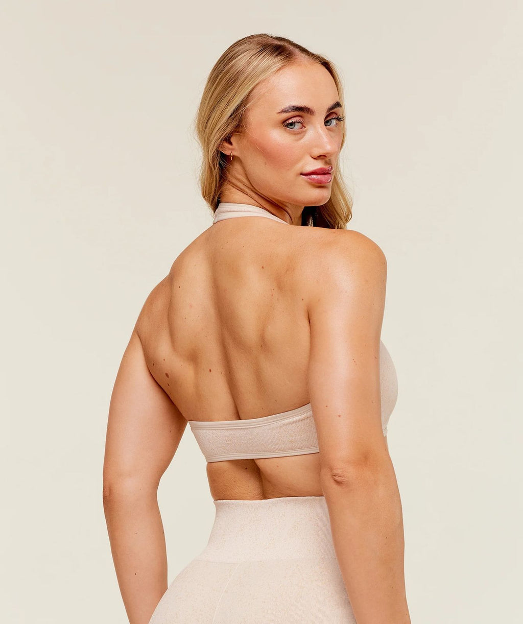 GYMSHARK Sports bra Adapt fleck x whitney halterneck