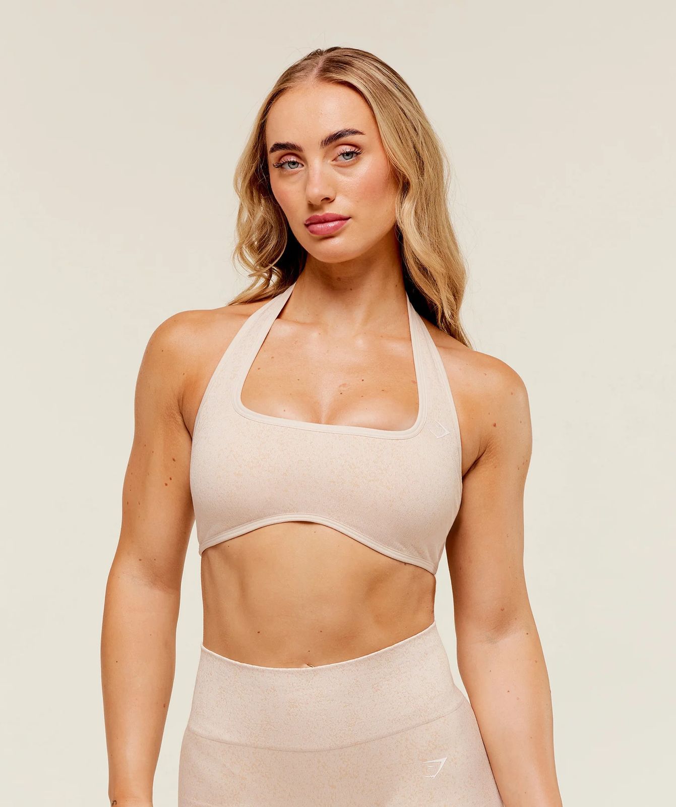 GYMSHARK Sports bra Adapt fleck x whitney halterneck