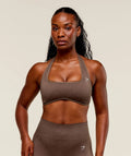 GYMSHARK Sports bra Adapt fleck x whitney halterneck