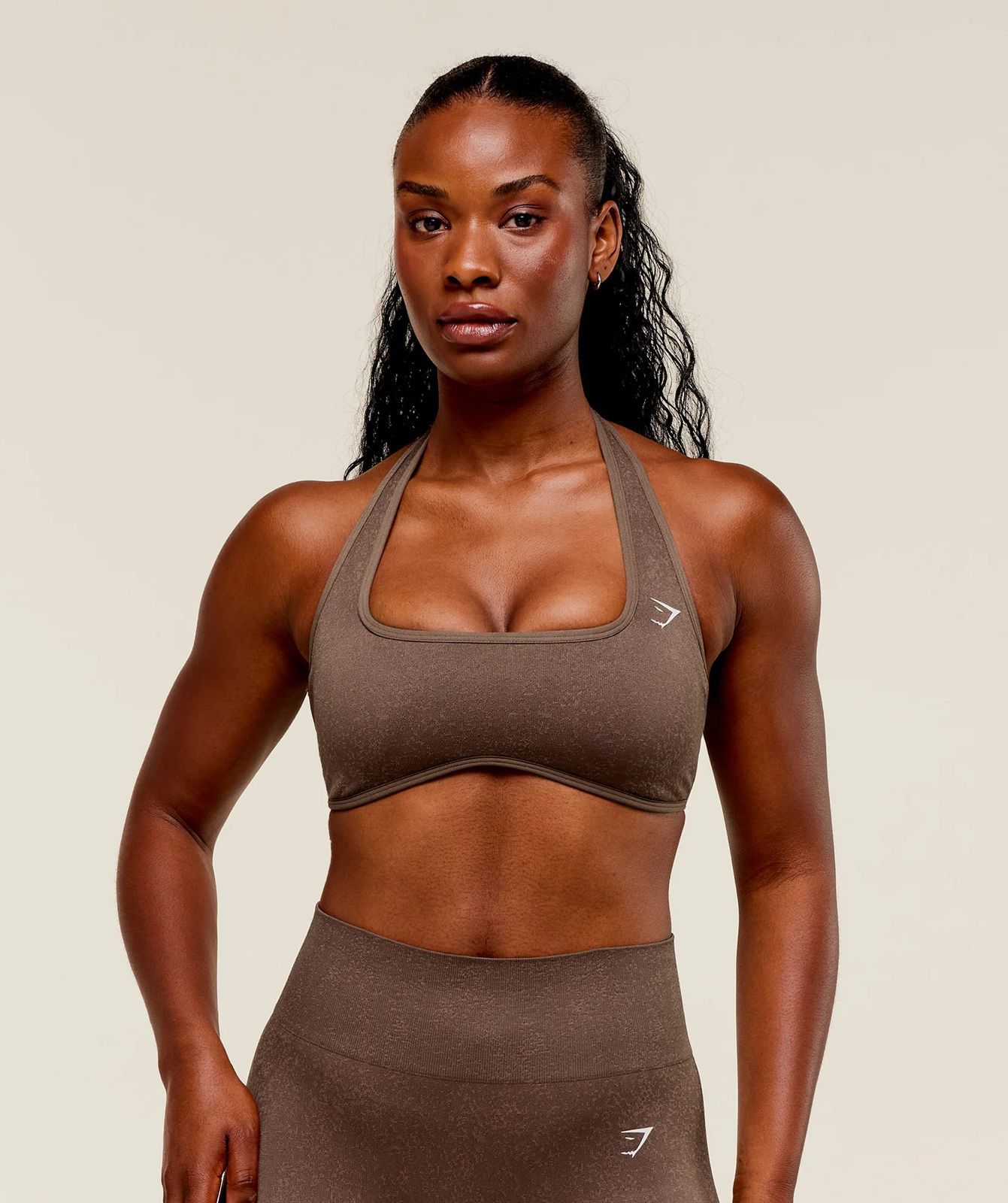 GYMSHARK Sports bra Adapt fleck x whitney halterneck
