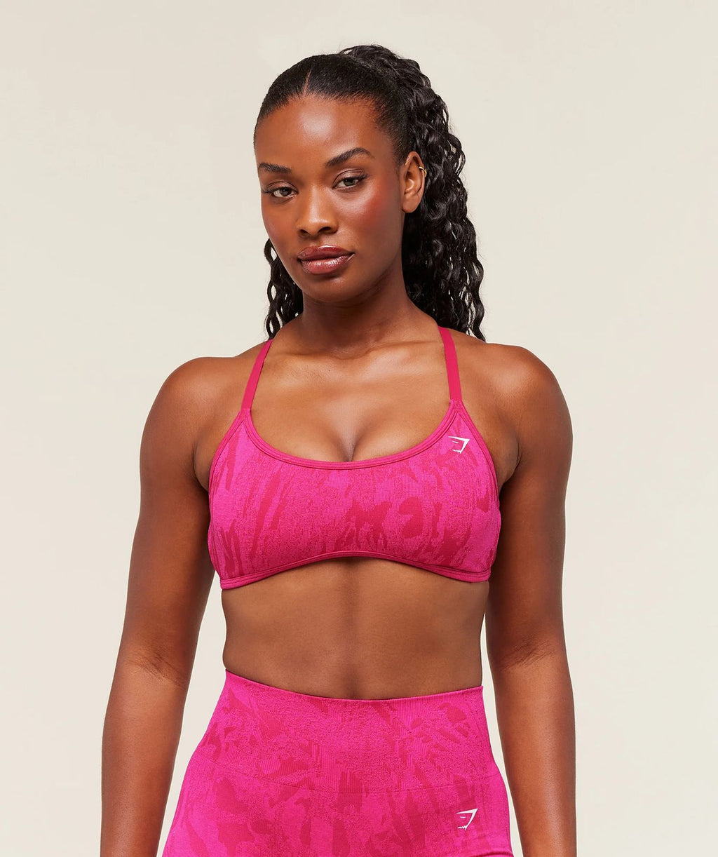 GYMSHARK SPORTS BRA Adapt Camo Cross