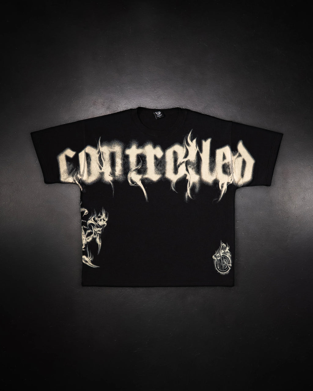 CONTROLLED INSANITY Smoke Pump Cover Off White