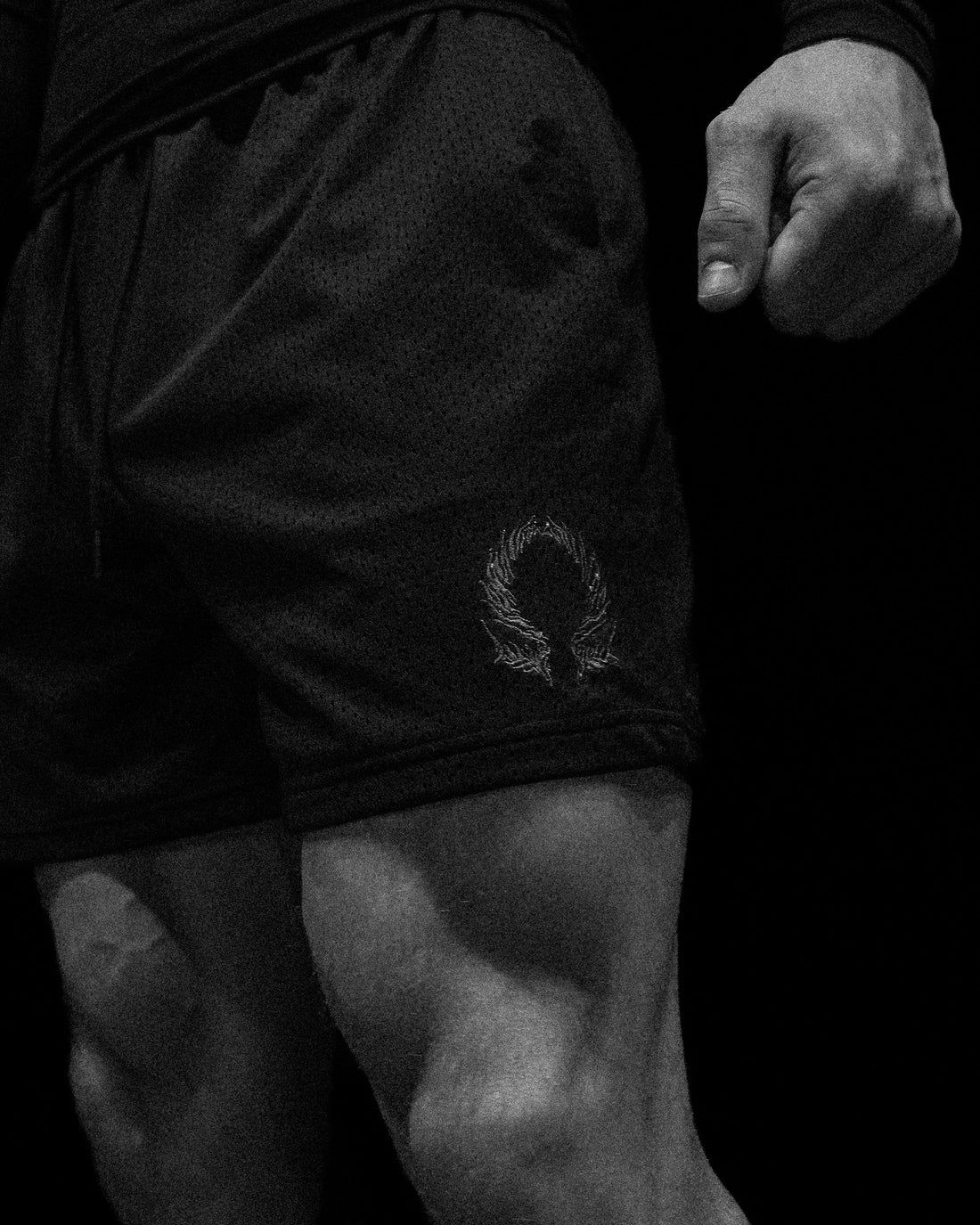 Breathedivinity Omega Embroidery Shorts