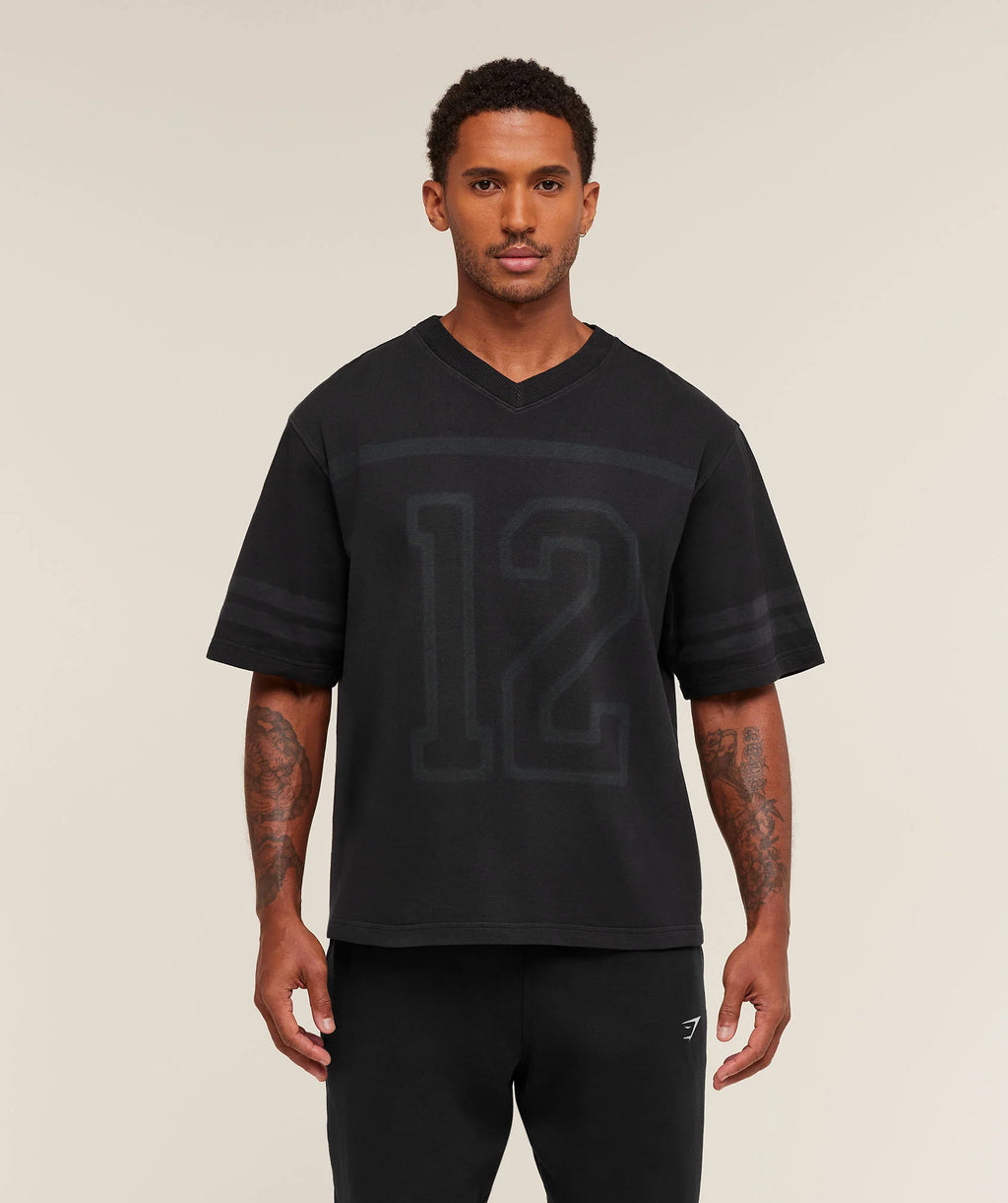 Gymshark Collegiate Washed Jersey T-Shirt