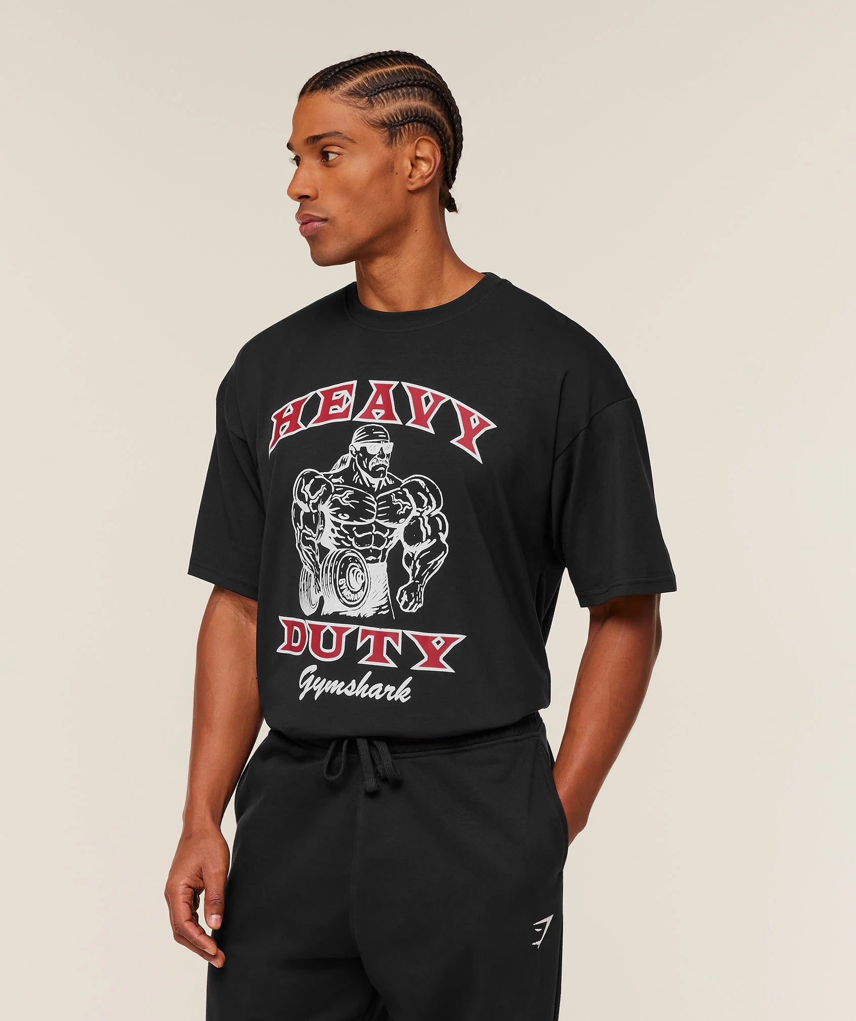 Gymshark Heavy Duty Bro Graphic T-Shirt