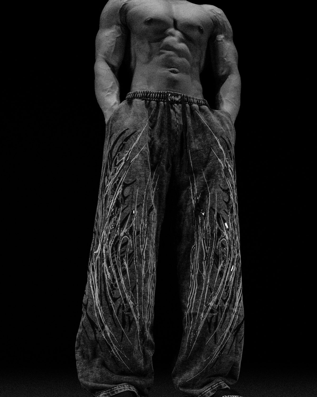 Breathedivinity Venom Texture Symbiote Banana sweatpants